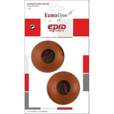 Soporte Barra Cortina 29Mm Lateral Madera Avell. Epid (1/4)