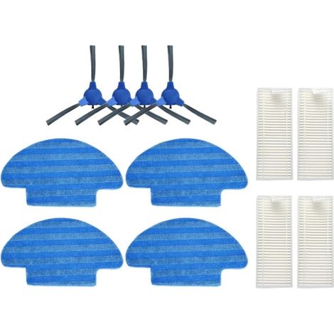 Compatible with Conga 950 Spin Side Brush Mop Robot Vacuums, Replacement Cloths, Spare Part Accessory (Set M) (1/5)