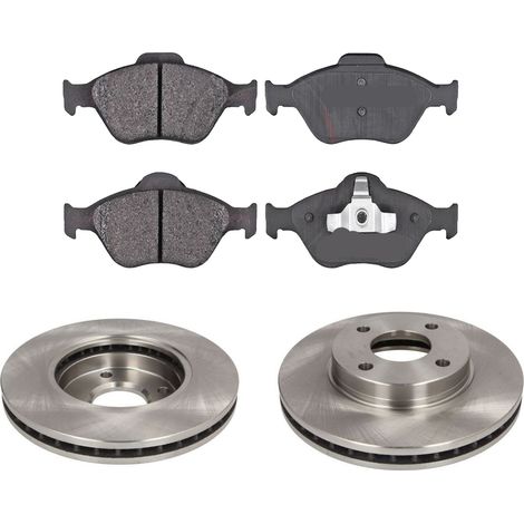 KIT FRENI ANTERIORI compatibile con MAZDA 2 (DY) - DISCHI + PASTIGLIE OEM: FDB1394 / 17007 /SOSTITUZIONE DIRETTA/BASSA POLVERE/SILENZIOSO (1/5)