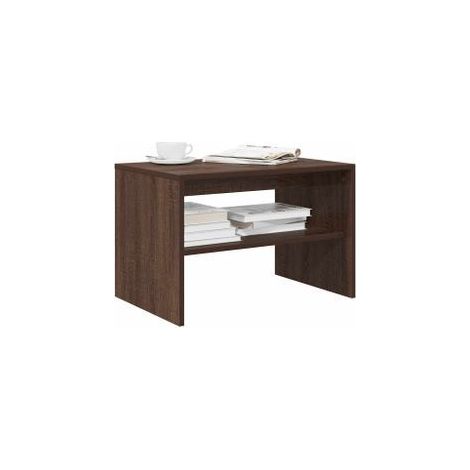 Meuble TV chêne marron 60x40x40 bois d'ingénierie (1/5)
