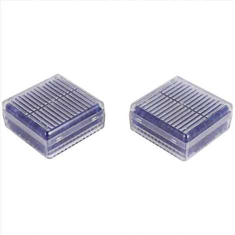 2 sachets de gel de silice bleu indicateur d'humidité pour boîte absorbante (1/5)