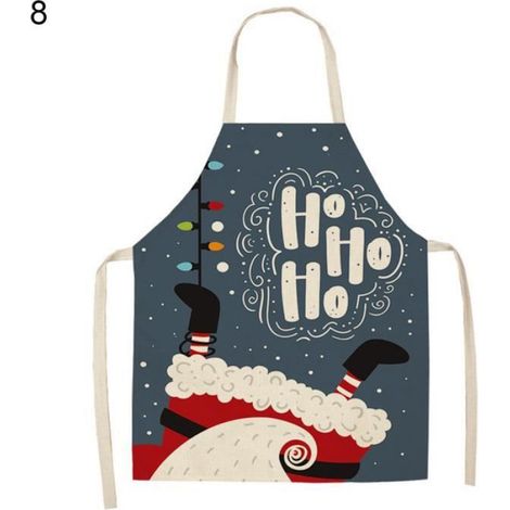 Tablier De Cuisine - Lin Épais Résistant À L Usure Et À La Déchirure - Pour Cuisine Maison Et Professionnelle - 1 Pièce (1/2)