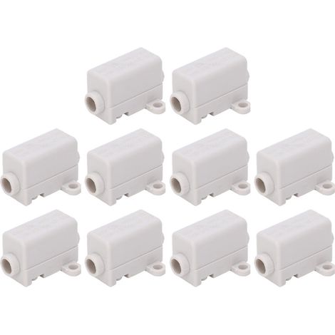 Boîte de jonction électrique TType 10 pièces, connecteur de câble filaire ZK-1106, 400V 60A, raccordement en ligne, boîtier de dérivation. (1/5)