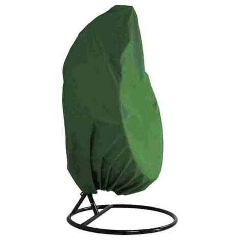 Housse de Chaise Suspendue,Couverture de Chaise Suspendue,Housse de Protection Fauteuil Suspendu,Housse de Fauteuil Suspendue,Coupe-Vent, Anti-UV, Tissu Oxford Robuste 190x115cm (Vert)