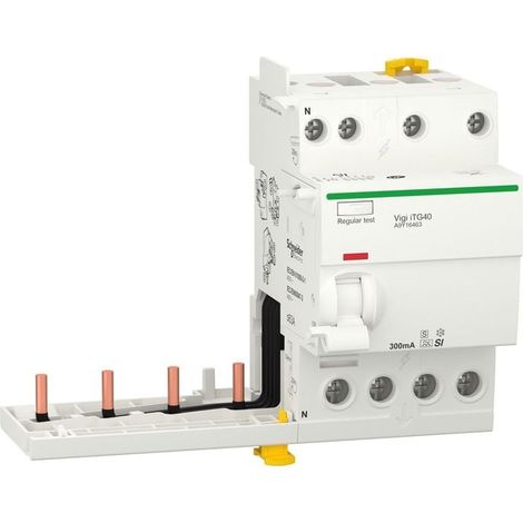 Blocco differenziale Acti9 Vigi iTG40 4P 63A 300mA Type A-SI - A9Y16463 (1/3)