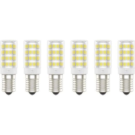 Ampoules LED E14, 5W (Équivalent à 50W), Blanc Froid (6000K), AC220-240V, Sans Scintillement, Non Dimmable, 300 Lumens, IRC80, Pack de 6 - (Blanc Froid, 5W) [Classe énergétique A+] (1/5)