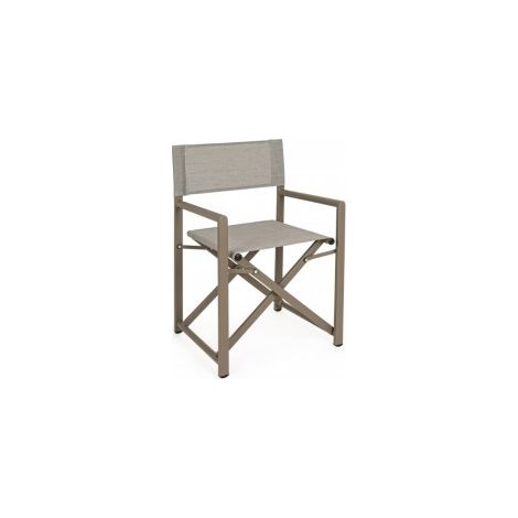Faltbarer Regiestuhl Taylor Rock Stone Bizzotto 25x88x50 cm