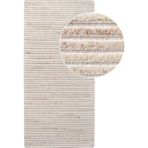 Mango couloir 80x180cm blanc cassé.