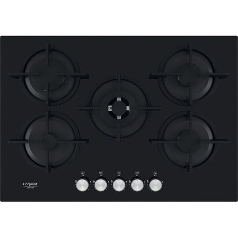 Hotpoint Ariston HAGS 72S BK Piano cottura a gas
