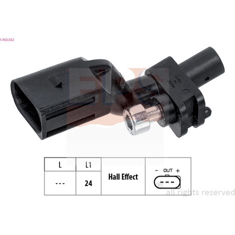 Capteur d'angle, vilebrequin EPS 1.953.552 AUDI 036 906 433 B 131832 2501832