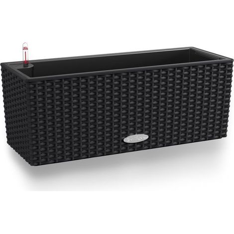 LECHUZA BALCONERA Cottage 50 Komplettset graphit schwarz (1/4)