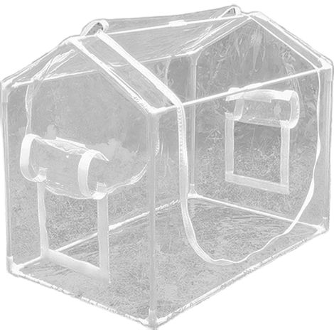 Invernadero para plantas de tamaño mediano con ventana, 65 cm x 51 cm x 40 cm (1/4)