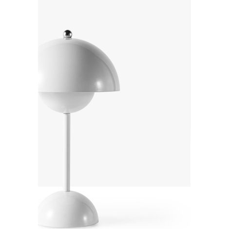 Lámpara De Mesa LED CCT Portátil - Táctil - Ø160 Mm - Blanco