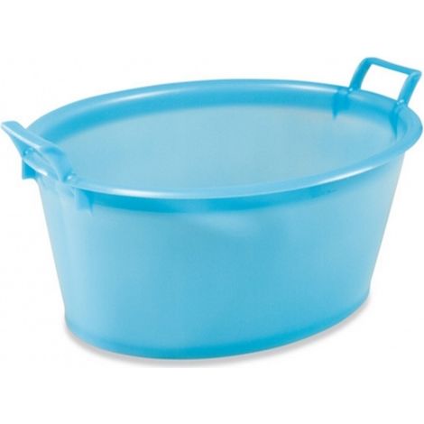 Trade Shop - Bacinella Ovale 50 Lavapavimenti Pulizie Contenitore Acqua Detersivo Casalinghi -