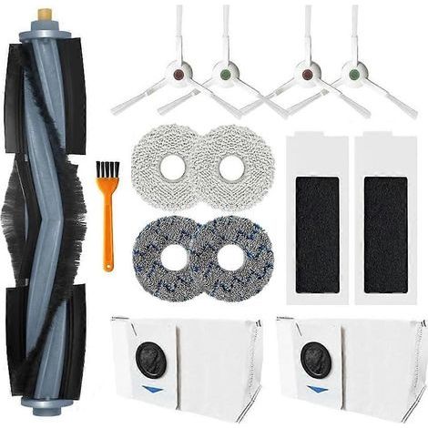 Accessoires pour aspirateur robot ECOVACS DEEBOT T20 Omni : brosse principale, filtres HEPA, sacs à poussière, lingettes de nettoyage, pièces de rechange (1/5)