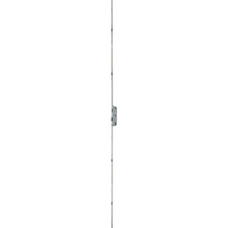 Gâche pour crémone Secury à cylindre pour porte d'entrée – Axe 40mm – 5 points de verrouillage – Carre 7mm – Hauteur 2150mm – Ferco By Thirard (1/6)