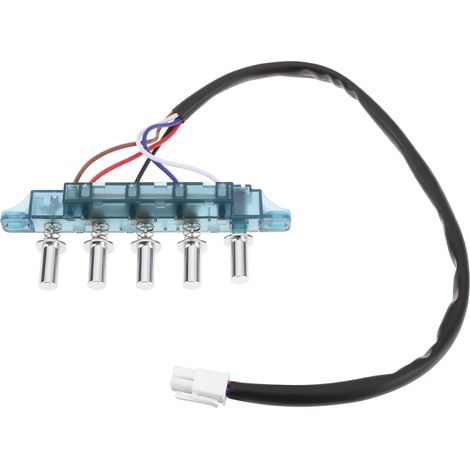5-button cooker hood control panel, 12.3 x 4.7 x 2.2 cm (1/5)