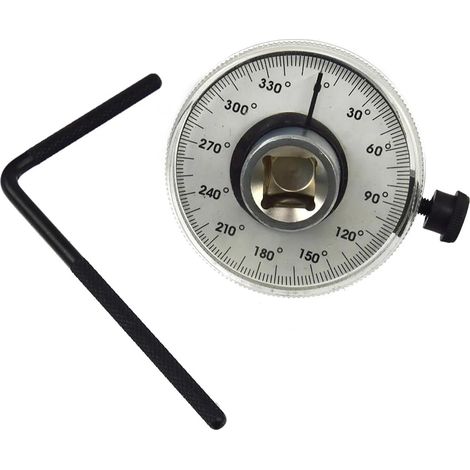 ATTREZZI OFFICINA CHIAVE A GRADI DINAMOMETRICA 0-360° 1/2" G10066 GEKO (1/4)