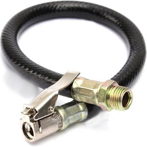Replacement Hose for Tyre Inflator Guns, Rubber Hose for Air Pump for Tyres, Air Hose for Motorcycle and Car (as shown) (1/5)