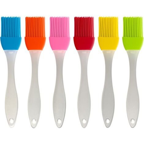 Set di 6 pennelli in silicone per cucinare e cuocere al forno. (1/5)