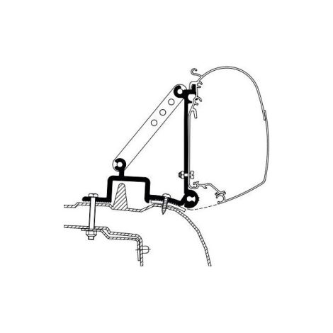 Adaptador de persianas Renault Master 98 a 2010 - Thule