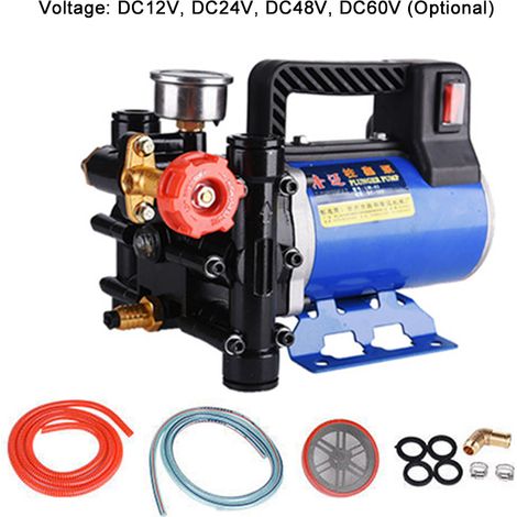 Pompe à piston électrique à double cylindre haute pression pour la pulvérisation de jardin, l'arrosage d'outils, le lavage de voitures et l'irrigation agricole. (1/5)