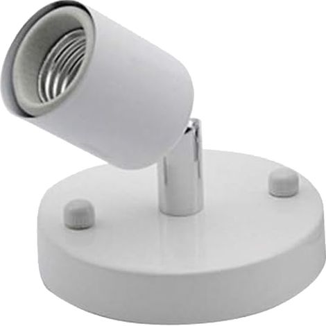 Applique Murale - Plafonnier Orientable - Support En Fer Forgé - Douille E27 - Pour Salon Salle À Manger Couloir Commerce - 1 Pièce