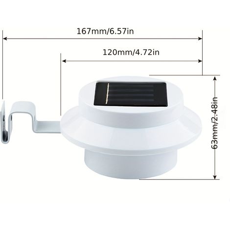 AMXCNOY Lampe Solaire LED Trottoir Jardin Rue – Installation Sans Perçage, Semi-Encastrée, Portable pour Extérieur et Événements (1/4)