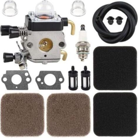 FS80R Carburateur pour Stihl FS85 FS85R FS80 FS72 FS74 FS75 FS76 FS85RX HS72 HS74 HS75 HS76 HS80 HS85 HL75 FH75 FC75 FC85 KM80 HT70 HT75 Coupe-Herbe avec Filtre à air (1/5)