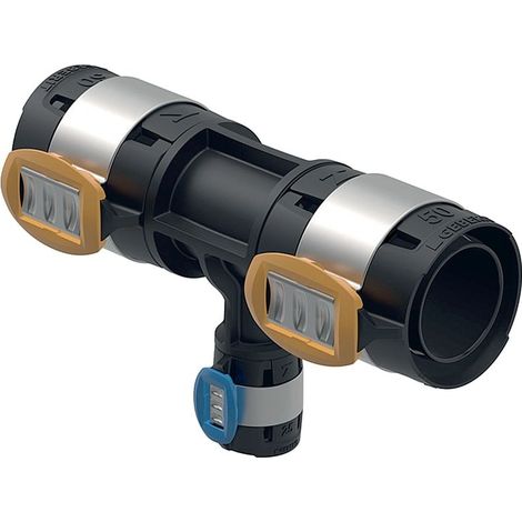 Geberit FlowFit T-Stück 620125001 DN 40/25/40, Ø 50/32/50 mm, 19,9 cm, reduziert (1/5)