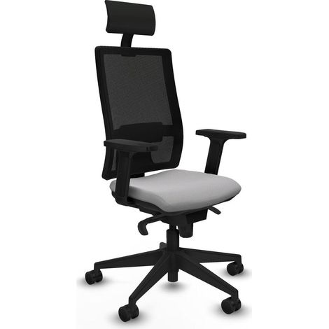 Piqueras y Crespo 2D066N1 chaise bureau gris clair