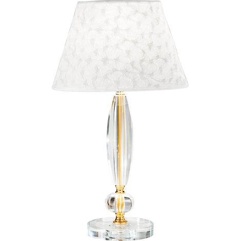 "Lampada da tavolo EPOQUE in cristallo con finiture oro 56 cm." (1/3)