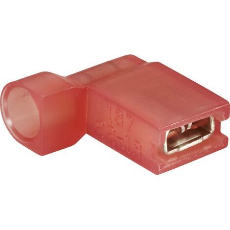 Cosse clip 4.8 mm x 0.8 mm Vogt Verbindungstechnik 392308S 90 ° entièrement isolé rouge 1 pc(s) D28477 (1/4)