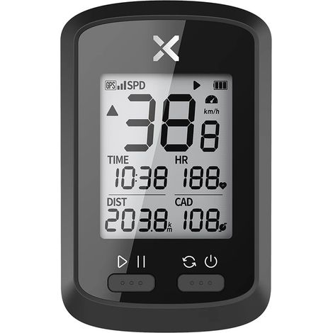 Compteur GPS sans fil pour vélo avec compteur de vitesse, étanche, pour route et VTT. Bluetooth. (1/5)