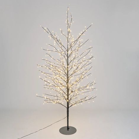 Albero Ramo Tiglio Lotti h 170cm 784 Microled Marrone (1/5)