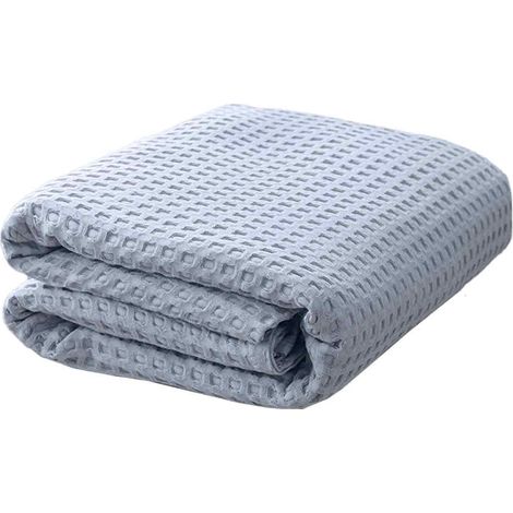 1 Couverture, Coton, Motif gaufré, Légère, Respirante, Chambre, Été (1/5)