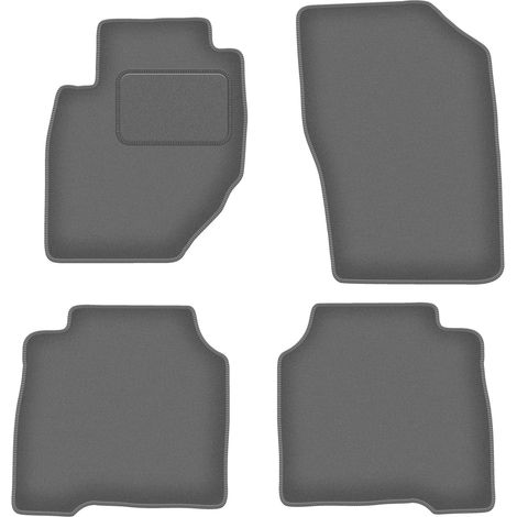 Alfombrillas de terciopelo color grafito para Hyundai Terracan SUV (2001-2006). (1/5)