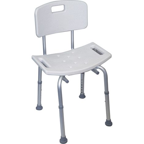 Chaise de douche avec dossier à hauteur réglable - VB540S Aidapt (1/3)