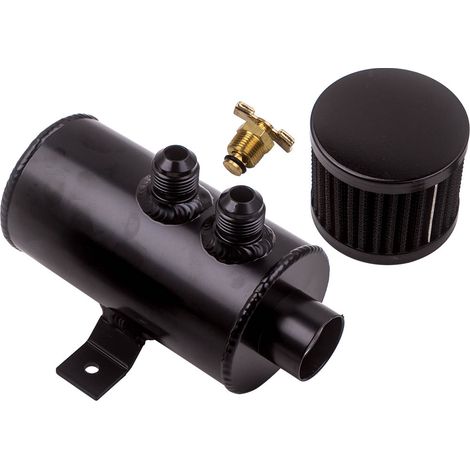 Universal 0.75 L Cepillado contrariado aceite Catch Tanque puede Con Respiradero (1/5)