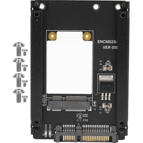 MSATA-zu-SATA-3.0-Erweiterungskarte für SSD-Festplatten, 6-Gbit/s-Schnittstelle (1/5)