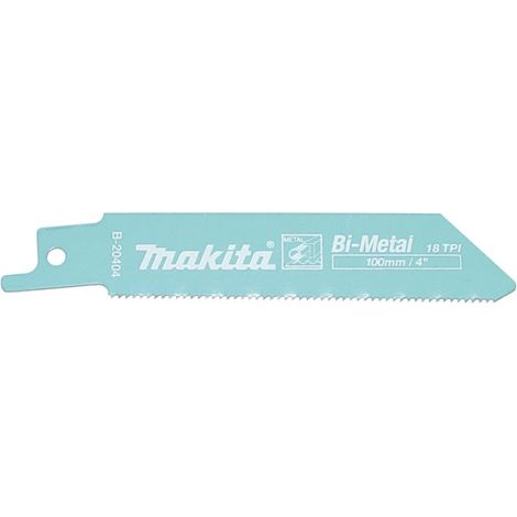 Makita Reciproblatt BIM 100/18Z 80 mm, Metall 1,5-4mm, 0,9mm, 5 Stk., gewellt