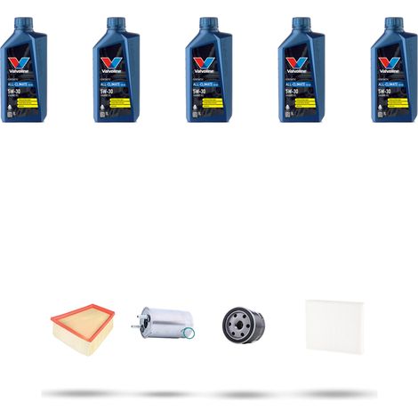 Kit tagliando 4 FILTRI e 5L OLIO compatibile con Renault Scenic III / Grand Scenic (JZ16) 1.5 DCI 81kw Dal 2009 (1/5)