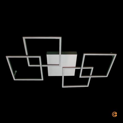 [GEBRAUCHT] Paul Neuhaus Led Deckenleuchte Inigo Stahl Deckenlampe Lampe Leuchte Dimmbar  B-Ware