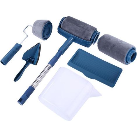 Sponge TV Product Brossing Artefact Self -SUCTION Drum Tile télescopique 7 - Pierre peinture à rouleau de peinture (1/5)