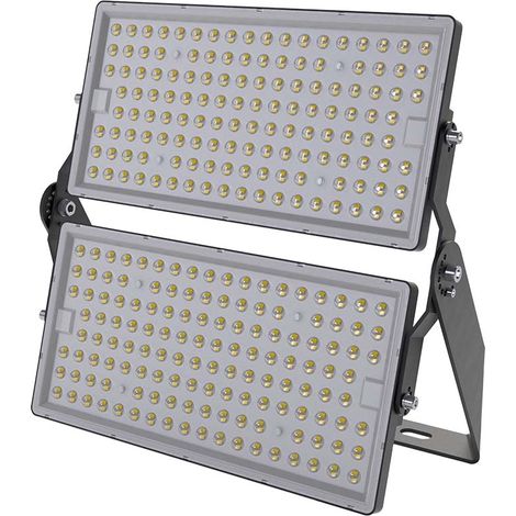 V-TAC PRO Faro LED Chip CREE 500W Nero 360° 135 lm/W con Cavo 1 m 4000 K IP65 – SKU 230896