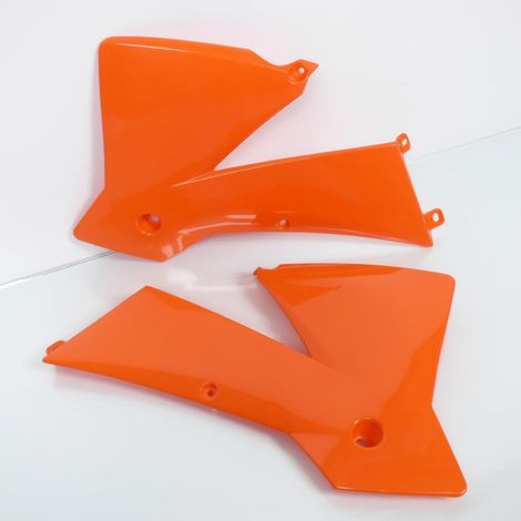 Écope de radiateur Polisport pour moto 8424000002 orange Neuf (1/2)
