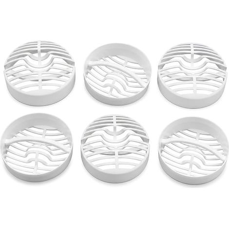 6 x Hair Strainers - Hair Filter - Shower Hair Filter - Hair Collector Replaceable - Hair Filter (1/5)