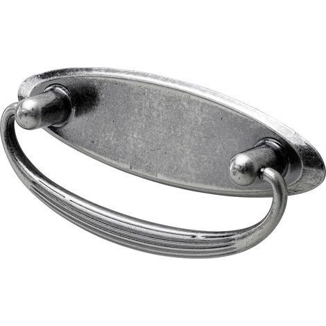 Hettich Möbelgriff  Edelstahl Optik 30 x 94 x 14 mm - 1 Stück Möbelgriff