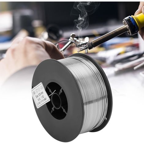 Fil de soudage sans gaz, auto-protégé, accessoires pour outils électriques, pièces industrielles, 0,8 mm, 1 kg (1/5)