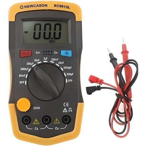 Digitales Multimeter Kondensator Kapazitätstester 6013 XC6013L Gelb (1/4)